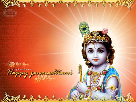 Best Greetings Of Happy Birthday To Lord Krishna Festival Chaska