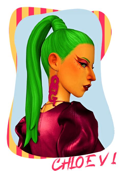 Sims 4 Chloe Hairs The Sims Book