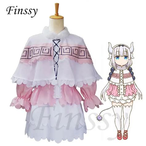 Miss Kobayashis Dragon Maid Kanna Kamui Cosplay Costume For Women