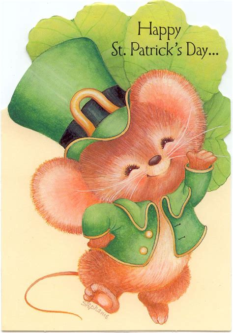 happy st patrick s day mouse st patricks day pictures st patricks day cards st patricks day