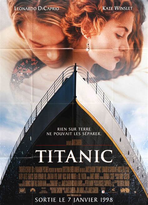 Film Titanic Year Poster Printed Country France Exact Size X