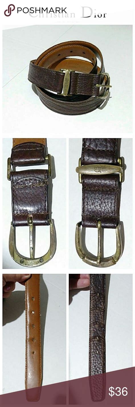 | please provide a valid price range. Vintage Christian Dior Leather Belt | Leather belt, Dior, Belt