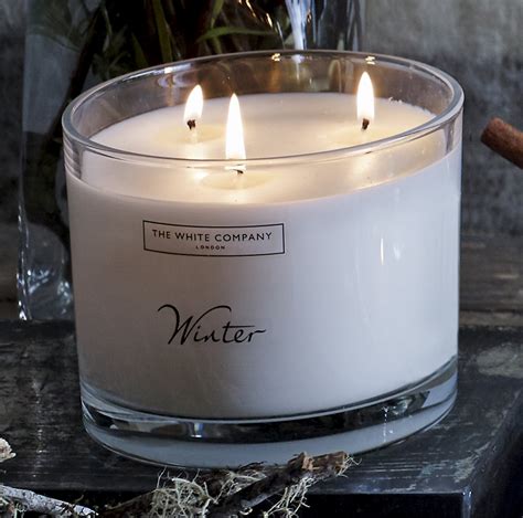 Winter Large Candle By The White Company Christmastguide Littlestuff