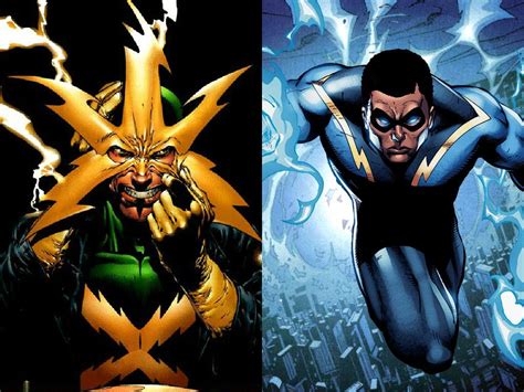 Electro Belongs To Marvel Comics Black Lightning Belongs To Dc Comics