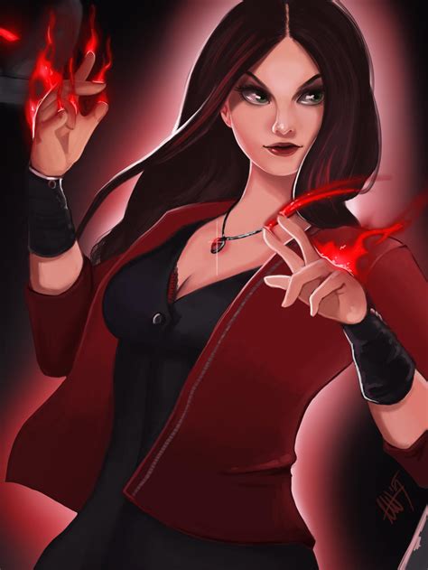 Scarlet Witch By Lushies Art On Deviantart