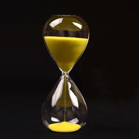 Hot Sale Large Fashion Yellow Sand Glass Sandglass Hourglass Timer