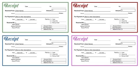 8 Best Images Of Printable Blank Receipt Form Template Free Printable