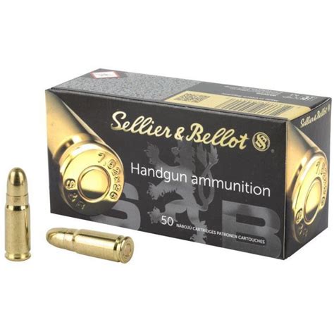 Sellier And Bellot 762x25mm Tokarev Fifty Rounds Of 85gr Full Metal