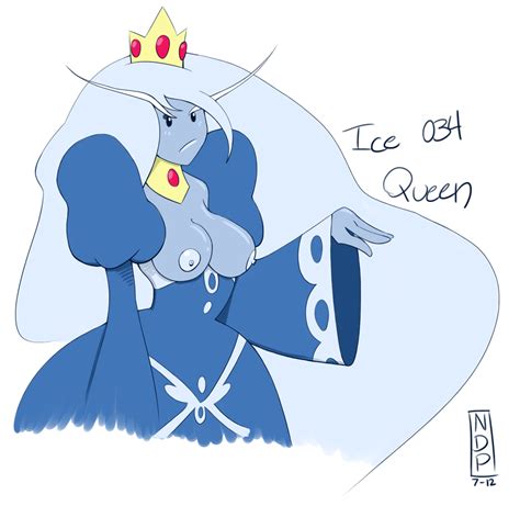 Rule 34 Adventure Time Exposed Breasts Ice Queen Adventure Time