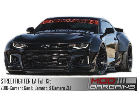 Streetfighter La Full Wide Body Kit For 2016 Current Gen 6 Camaro And Zl1