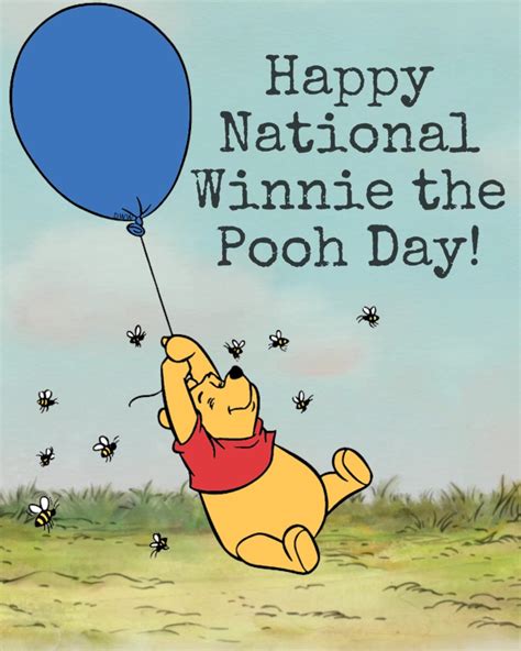 National Winnie The Pooh Day Blue Culture Tees