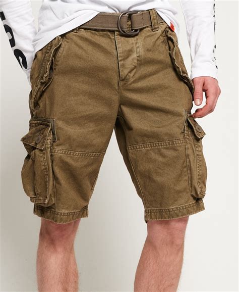 superdry short cargo core heavy homme shorts pour homme