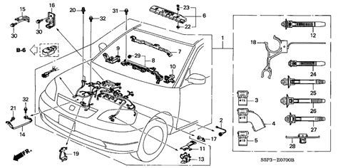 Honda Civic Engine Parts Diagram