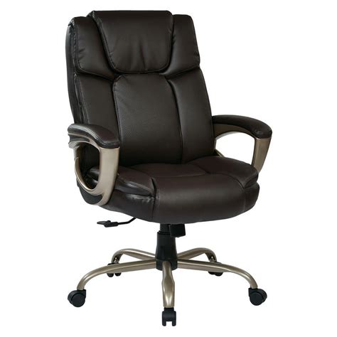 Espresso Work Smart Office Chairs Ech12801 Ec1 64 1000 