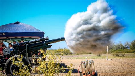 Azfirearms Authentic Wwii 105 Howitzer Cannons Youtube