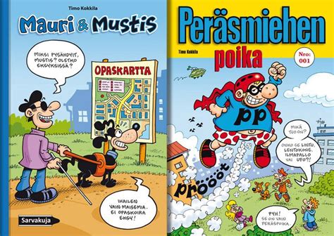 Mauri And Mustis Ja Peräsmiehen Poika Kuvittaja Timo Kokkila Comic