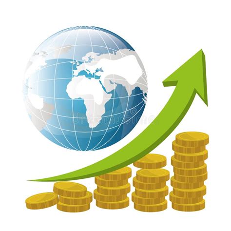 Global Economy Stock Vector Illustration Of Data Coins 60080022