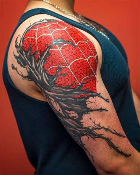 Pin By Andrew Harper On Inkd ️ Spiderman Tattoo Venom Tattoo