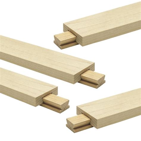Classic Wood Center Mount Drawer Slide 4 Pack Easy Woodworking