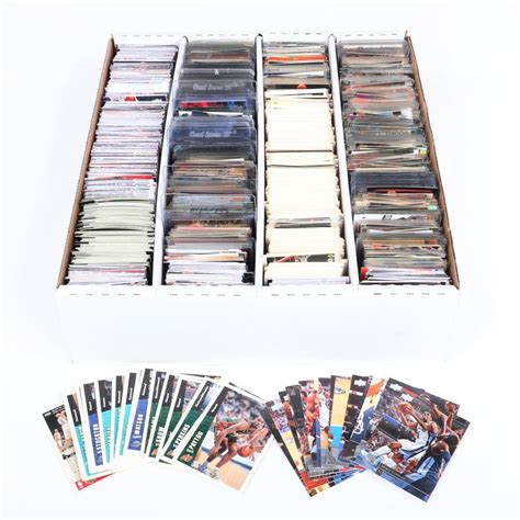 Now, for bulk storage of common cards or low value cards, at the least store in card boxes or card albums with the 9 the catalog values of basketball cards are really for retail dealers to set prices. Lot - 3200 Count Box of NBA Basketball Cards