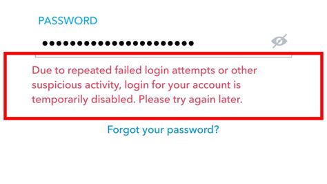 Fix Snapchat Due To Repeated Failed Login Attempts Or Other Suspicious