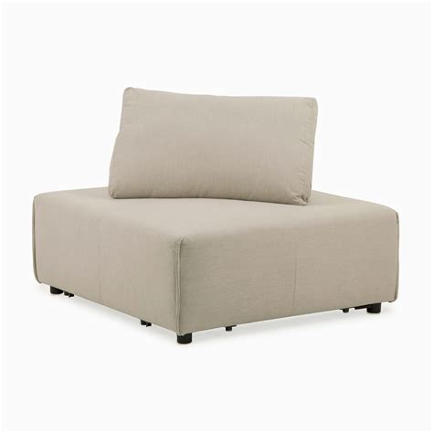 Dallas Corner Modular Chair Beige Polyester