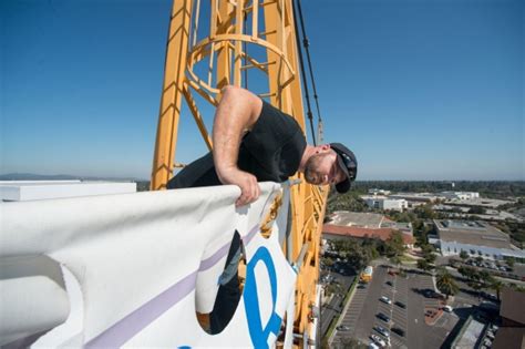 weathering heights crane operator makes the climb for hospital