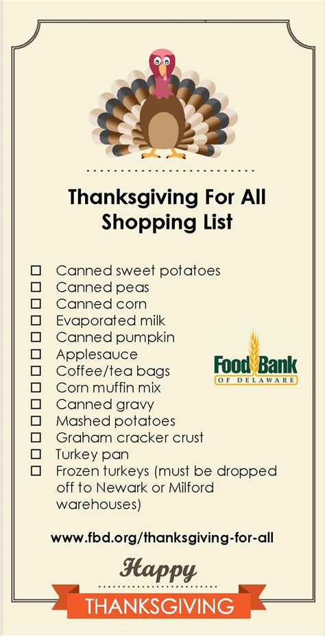 Original southern thanksgiving menu complete with all your favorite comfort food recipes. Thanksgiving for All Food Drive UPDATE - Active Adults Delaware Blog
