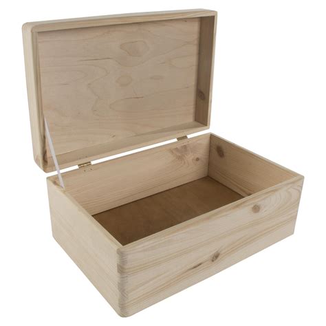 Plain Wooden Storage Keepsake T Boxes With Lid Suitable For