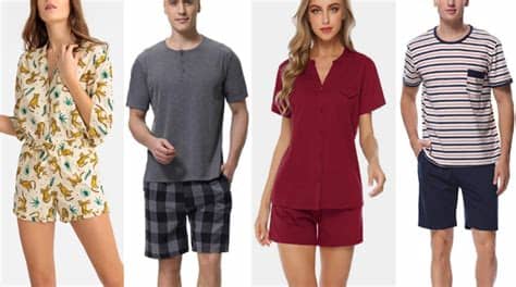 Compre productos de calidad fabricados en turquía. 15 summer pajamas for men and women