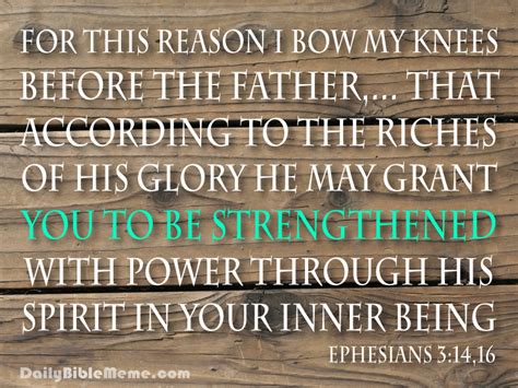 Spread The Word By Kj Ephesians 3 Prayer For Spiritual Strength