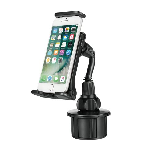 Cup Holder Phone Mount Universal Car Cup Smartphone Cradle Clamp W