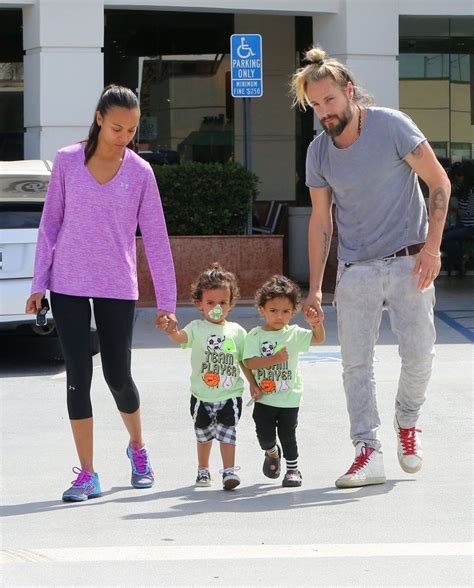 Zoe Saldana Heads Out In Los Angeles With Her Husband Marco Perego And