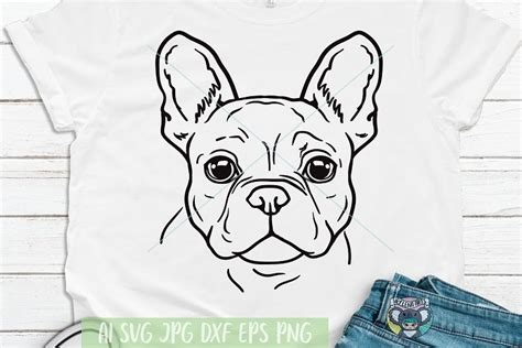 French Bulldog svg, Dog Face svg, Svg Files for Cricut (1224457) | SVGs