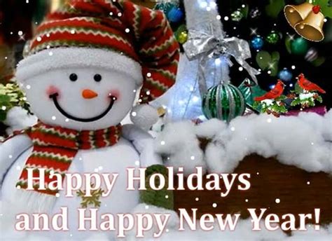 Happy Holidays And New Year Wishes Free Happy Holidays Ecards 123