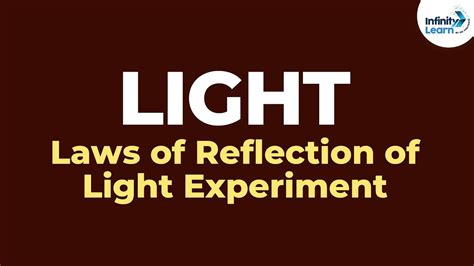 Physics Laws Of Reflection Of Lightexperiment Cbse Class 8 Youtube