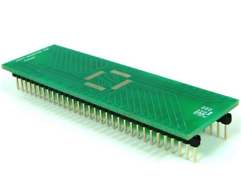 Chip Quik Vqfp 64lqfp 64tqfp 64 To Dip 64 Smt Adapter 05 Mm Pitch