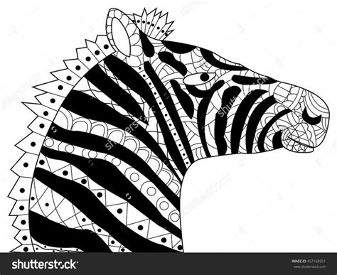 Pin Van Barbara Op Coloring Horse Zebra
