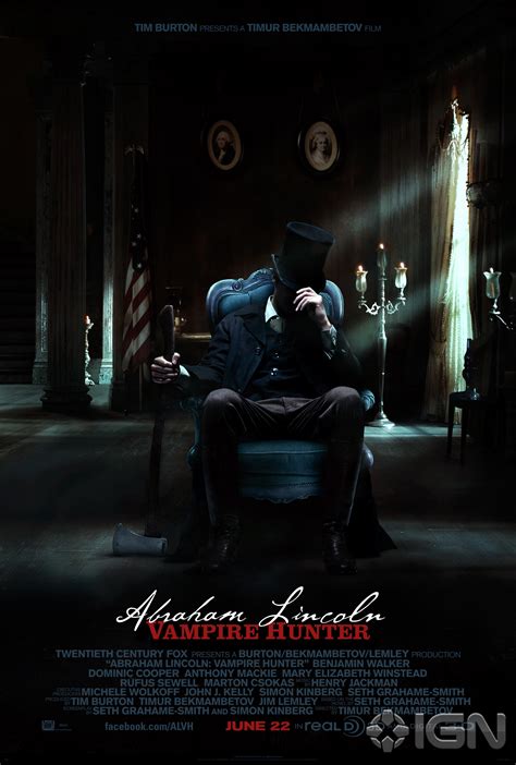Awesome First Posters For Abraham Lincoln Vampire Hunter Heyuguys