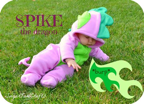 And of course, she immediately said she would be rarity (my little pony). Spike the Dragon Costume - Stitch and Pink