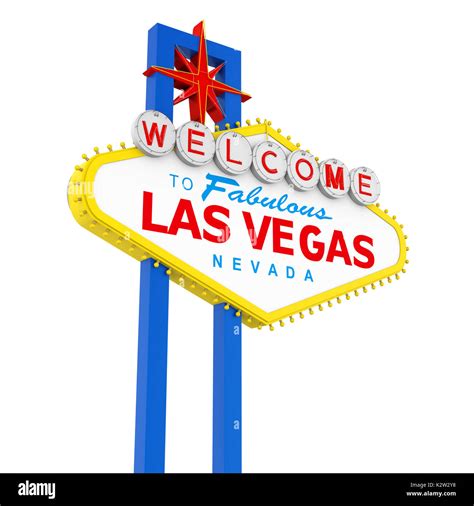 Welcome To Fabulous Las Vegas Sign Isolated Stock Photo Alamy