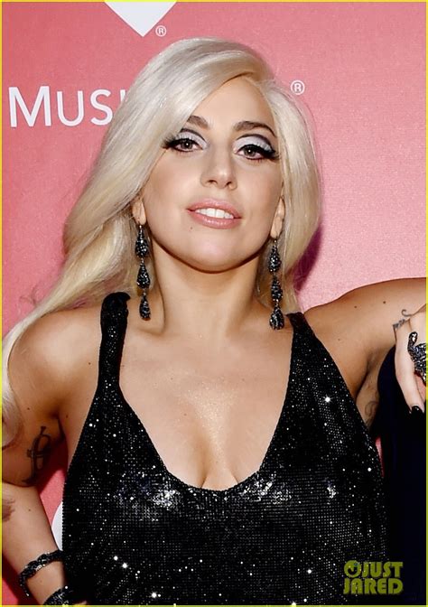 Lady Gaga Shows Off Major Sideboob At Musicares 2015 Photo 3297951 2015 Grammys Weekend Lady