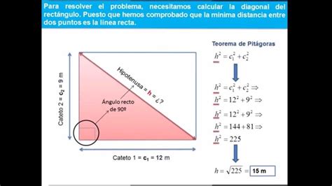 Teorema De PitÁgoras CÁlculo De La Hipotenusa Youtube
