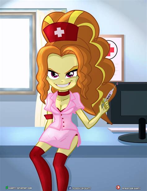 Adagio Nurse By Dieart77 On Deviantart My Little Pony Pictures My