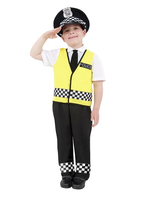 Child Police Costume Costumes R Us Fancy Dress