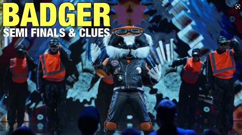 The Masked Singer Badger Semi Finals Clues Performance And Guesses