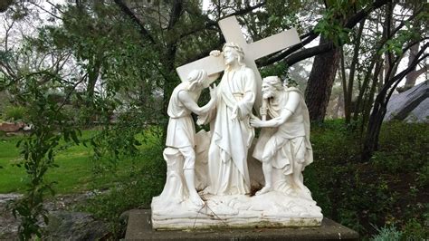 Because by your holy cross you have redeemed the world. Stations of the Cross - Second Station: Jesus carries His ...