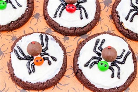 Easy Spooky Spider Cookies Recipe Just Plum Crazy