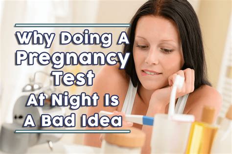 Can You Take A Pregnancy Test At Night Pregnancywalls