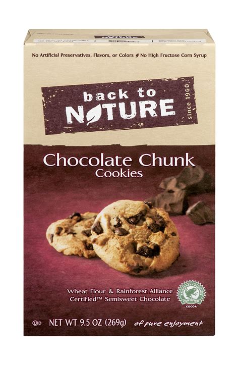 Back To Nature Chocolate Chunk Cookies 95 Oz